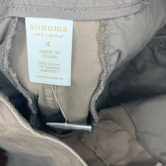 NWT Sonoma Mid-rise original fit Stretch Capris 4 - Picture 4 of 10